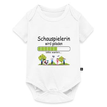 Angehende Schauspielerin Ausbidung werden Baby - Baby Premium Kurzarmbody - Weiß - Vorne