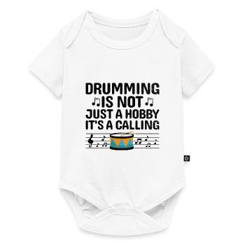 Drum Corps Marching Band Drum Corp Music Percussio - Baby Premium Kurzarmbody - Weiß - Vorne