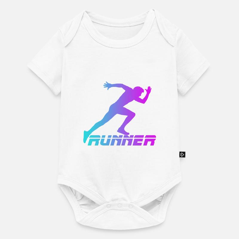 Runner - Baby Premium Kurzarmbody - Weiß