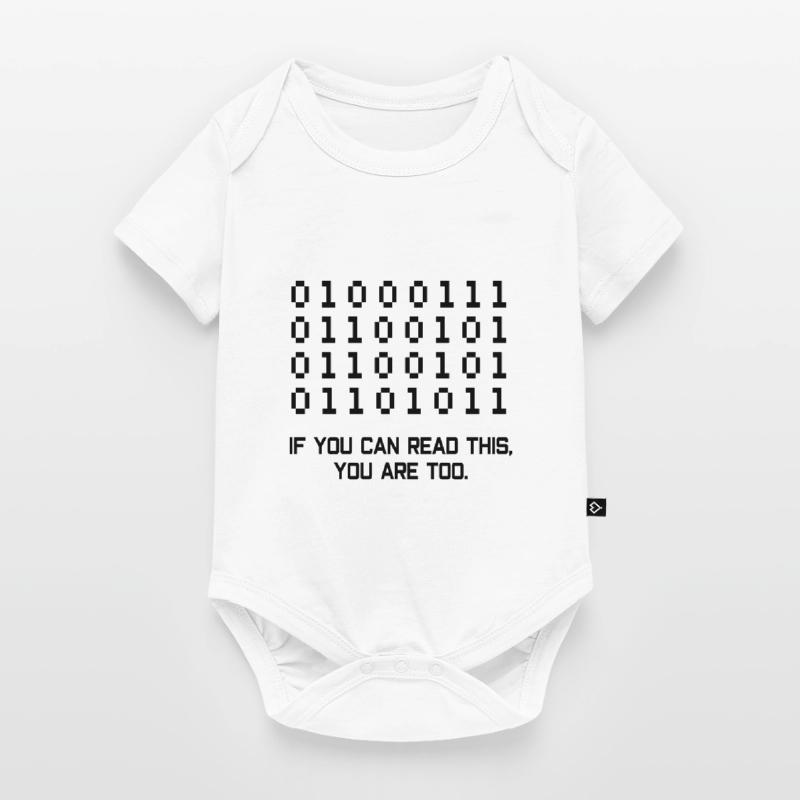 If You Can Read This Coder Programmer Comupter Dev Baby Premium Kurzarmbody
