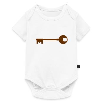 Ein Schlüssel - Baby Premium Kurzarmbody - Weiß - Vorne