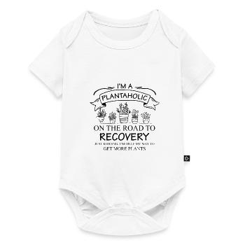 I'm A Plantaholic On The Road To Recovery Gardenin - Baby Premium Kurzarmbody - Weiß - Vorne