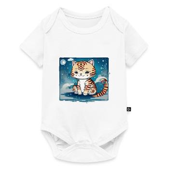 A cat design that couldn't be sweeter. - Baby Premium short-sleeve bodysuit - white - Front