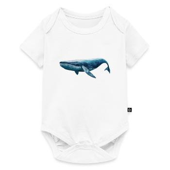 Blue whale - Baby Premium short-sleeve bodysuit - white - Front