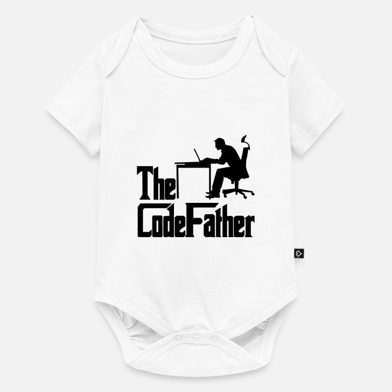 The Codefather Programmer Coder Developer Software - Baby Premium Kurzarmbody - Weiß
