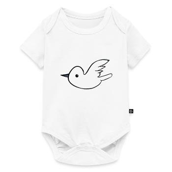 Animal Bird Wings Flying Symbol - Baby Premium short-sleeve bodysuit - white - Front