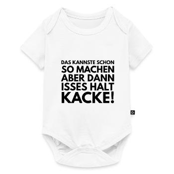 THE MOST CAN DO AS SOON AS THEN ISSACK'S POOP - Baby Premium short-sleeve bodysuit - white - Front