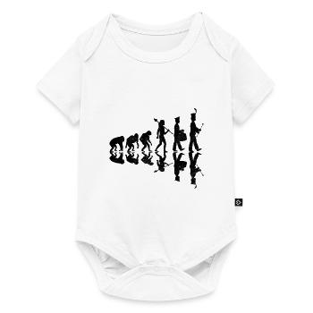 Marching Band Evolution Funny Marching Instruments - Baby Premium short-sleeve bodysuit - white - Front
