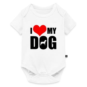 Dog, Dog - Baby Premium short-sleeve bodysuit - white - Front