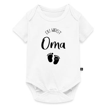 Du wirst Oma 2021 - Baby Premium Kurzarmbody - Weiß - Vorne