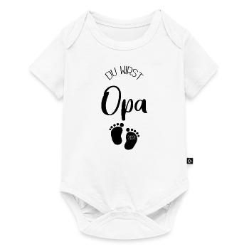 Du wirst Opa 2021 - Baby Premium Kurzarmbody - Weiß - Vorne