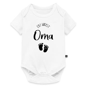 Du wirst Oma 2022 - Baby Premium Kurzarmbody - Weiß - Vorne