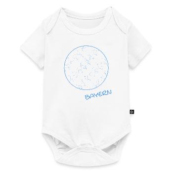 Bayern Kreis - Baby Premium Kurzarmbody - Weiß - Vorne