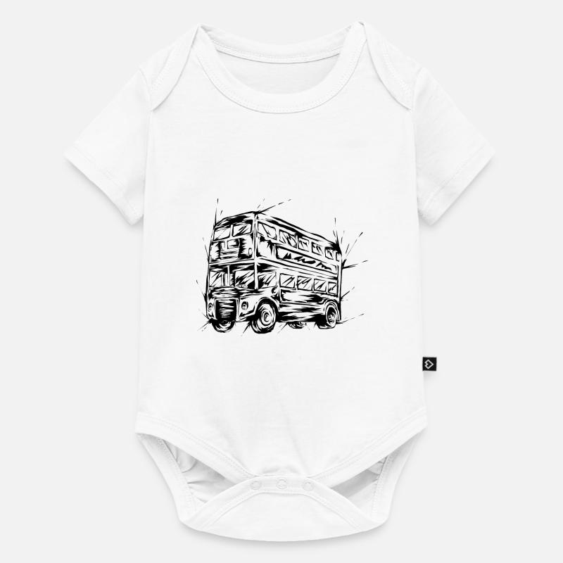 Bus Londres - Body à manches courtes Premium Bébé - blanc