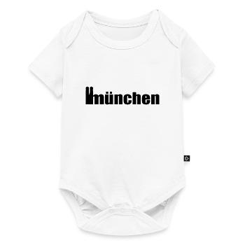 Servus - Gruß aus München - Frauenkirche - Baby Premium Kurzarmbody - Weiß - Vorne