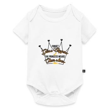 Forget Glass Slippers The Princess Wears Cheer Sho - Baby Premium Kurzarmbody - Weiß - Vorne