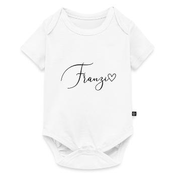 Franzi Surname First Name Girl - Baby Premium short-sleeve bodysuit - white - Front