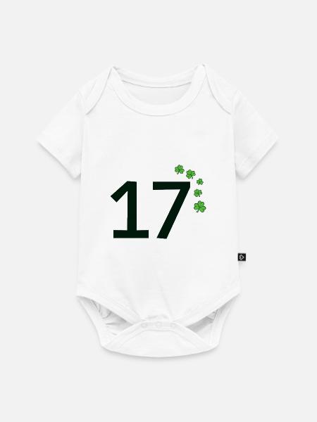 17 - Baby Premium Kurzarmbody - Weiß
