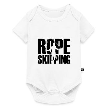 Jumping Rope Graphic Rope Jumping Rope Skipping Si - Baby Premium Kurzarmbody - Weiß - Vorne