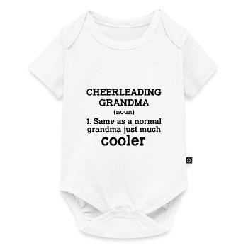 Cheerleading Grandma Same As A Normal Grandma Gymn - Baby Premium Kurzarmbody - Weiß - Vorne