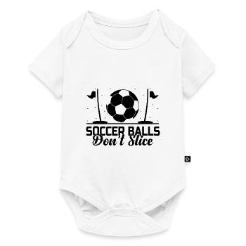 Footgolf Player Foot Golf Playing Footgolfers Foot - Baby Premium short-sleeve bodysuit - white - Front