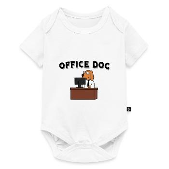 OFFICE DOG - Baby Premium short-sleeve bodysuit - white - Front