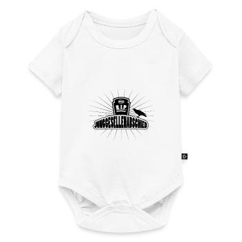 RIP Junggesellenabschied Grabstein Hochzeit - Baby Premium Kurzarmbody - Weiß - Vorne