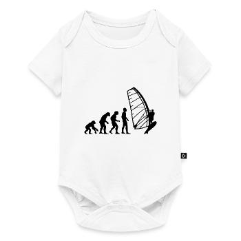 Kitesailing - Baby Premium short-sleeve bodysuit - white - Front