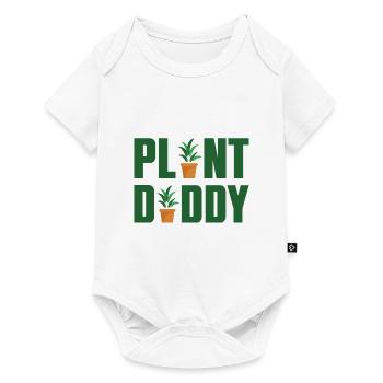 Plant Daddy Graphic Gardener Gardening Horticultur - Baby Premium Kurzarmbody - Weiß - Vorne