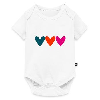 VALENTINSTAG. Junggesellinnenabschied. ICH LIEBE DICH. ICH LIEBE DICH. LIEBE - Baby Premium Kurzarmbody - Weiß - Vorne