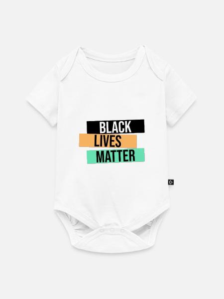 BLM Design Geschenk - Baby Premium Kurzarmbody - Weiß
