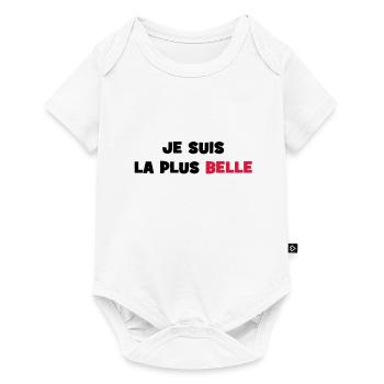 I am the most beautiful - Baby Premium short-sleeve bodysuit - white - Front