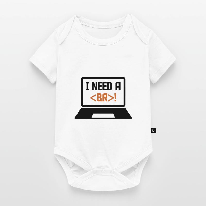 I Need A Break Coding Programming Computer Scienti Baby Premium Kurzarmbody