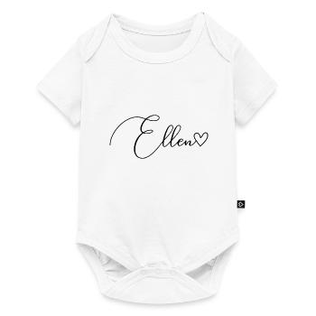 Ellen Surname First Name Girl - Baby Premium short-sleeve bodysuit - white - Front