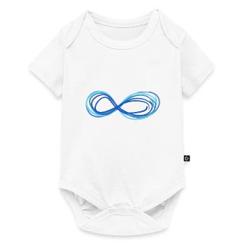 infinite infinity - Baby Premium short-sleeve bodysuit - white - Front