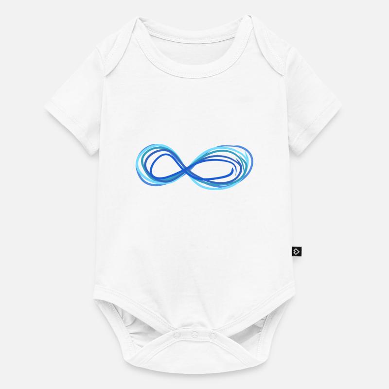 infinite infinity - Baby Premium short-sleeve bodysuit - white
