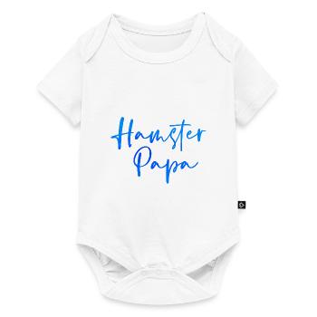 Hamster Papa Animal Lover Pet Owner Rodents Hamste - Baby Premium Kurzarmbody - Weiß - Vorne