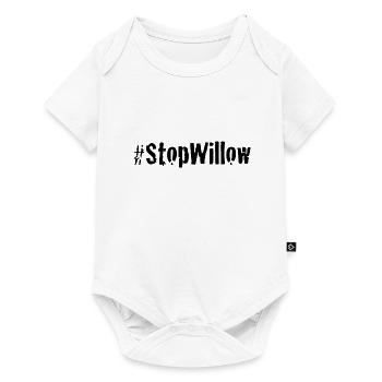 Protect Our Planet Preserve Future Stop Willow - Baby Premium Kurzarmbody - Weiß - Vorne