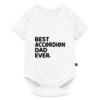Best Accordion Dad Ever Accordions Accordionist Mu - Baby Premium short-sleeve bodysuit - white - Front