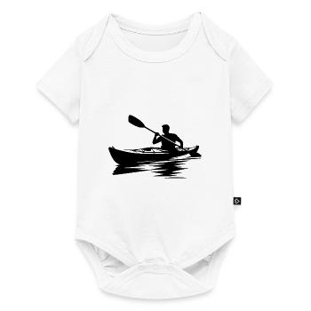 Water Sports Kayak Boat for large kayak tours - Baby Premium short-sleeve bodysuit - white - Front