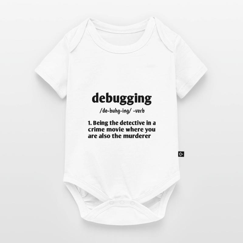 Debugging Noun Definition Coder Programmer Compute Baby Premium Kurzarmbody