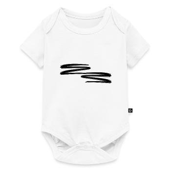 Dashes Dash lines Line - Baby Premium short-sleeve bodysuit - white - Front