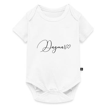 Dagmar Nom Prénom Fille - Body à manches courtes Premium Bébé - blanc - Devant