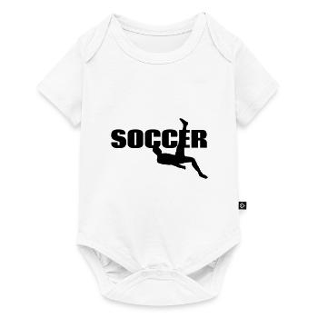 Football Sports Overhead kick - Baby Premium short-sleeve bodysuit - white - Front