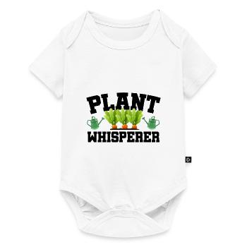 Plant Whisperer Gardener Gardening Horticulture Ga - Baby Premium Kurzarmbody - Weiß - Vorne