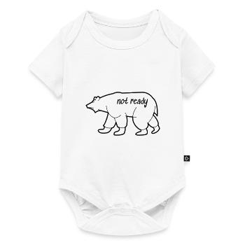 Polar Bear Drawing - Baby Premium short-sleeve bodysuit - white - Front