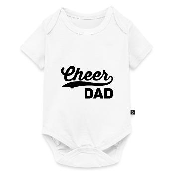 Cheer Dad The Only Thing I Flip Is My Wallet Gymna - Baby Premium Kurzarmbody - Weiß - Vorne