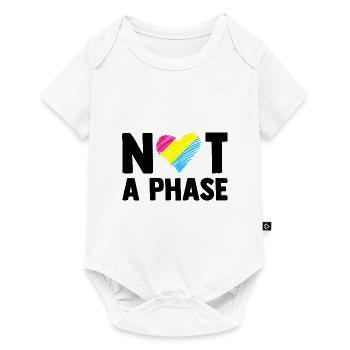 Not A Phase Gay Bisexual Pride Rainbow Lgbtq Diver - Baby Premium Kurzarmbody - Weiß - Vorne