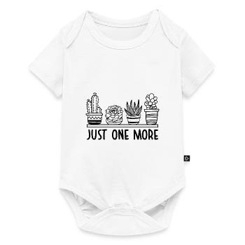 Just One More Gardening Garden Horticulture Garden - Baby Premium Kurzarmbody - Weiß - Vorne