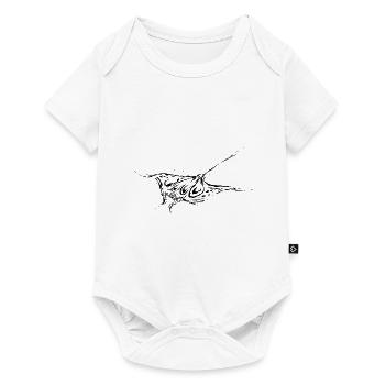 Rochen - Baby Premium Kurzarmbody - Weiß - Vorne
